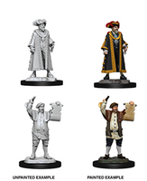 WizKids 73871 - Pathfinder Battles Deep Cuts - Mayor & Town Crier Unpainted Miniatures 2 pc