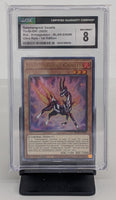 Graded Yu-Gi-Oh - Salamangreat Gazelle UR 1st Ed #BLAR-EN090 CGC 8 NM/MINT