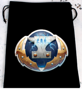 Baron of Dice - Cygnar Storm Forge Premium Dice Bag