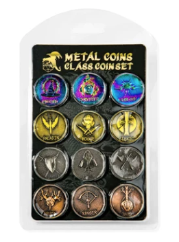 Hymgho - Metal Coins: Class Coin Set of 12