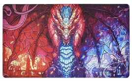 Arcane Fortress - Playmat - Stained Glass Fire & Ice Dragon