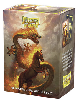 Dragon Shield - Art Sleeves - Fire Horse 2026 Matte Dual 100ct