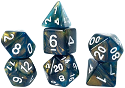 Sirius - Dice - Treasure Onyx 7pc Set