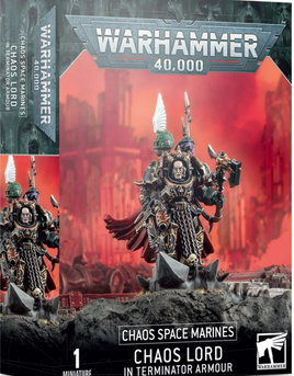 Warhammer 40k - Chaos Space Marines - Chaos Lord in Terminator Armor
