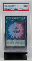 Graded Yu-Gi-Oh - Silent Burning 1st Ed #EN005 PSA 8 NM-MT