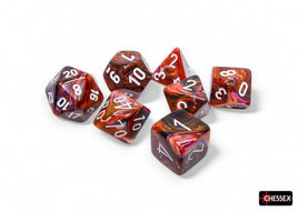 Chessex - 27543 - Festive Symphony/white Polyhedral 7-Dice Set