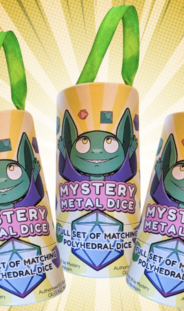 Mystery Dice Goblin - Mystery Metal RPG Dice Set