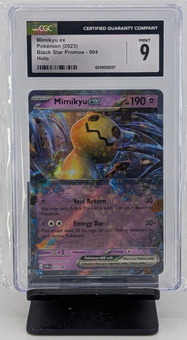 Graded Pokemon - Mimikyu ex #004 Black Star Holo CGC 9 MINT