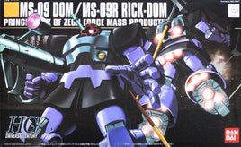 Bandai - Universal Century - MS-09 DOM/MS-09R Rick-Dom 1/144 HG Scale Model