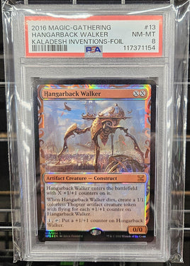 Graded Card - Magic The Gathering - Hangarback Walker Foil #13 PSA 8 NM-MT