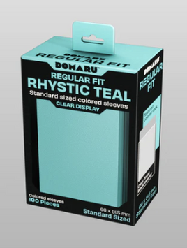 Gatherers Tavern - Domaru Rhystic Teal Sleeves (100 Count)