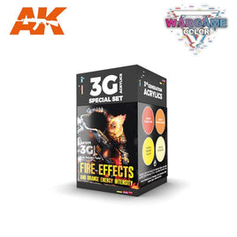 AK Interactive - Fire Effects and Orange Energy 3Gen Acrylics Special Set