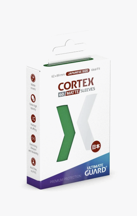 Ultimate Guard Cortex - Matte Green Sleeves 60 Count