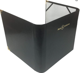 R4I - Faux Leather 3fold DM Screen