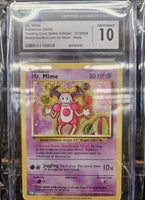 Graded Card - Pokemon - Mr. Mime Holo #013/034 CGC 10 Gem Mint
