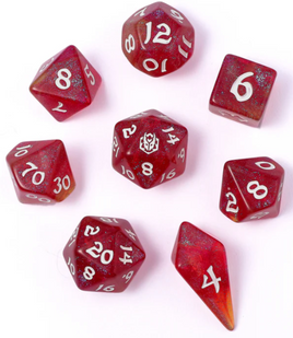 Hymgho - Wyrmforged: Infernal Spark RPG Dice Set