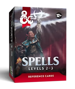 D&D - Spell Cards: Levels 2-3