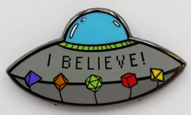 Foam Brain Games Enamel Pin - Dice 51 Pin: Dice UFO