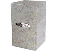 Ultra Pro - Deck Box - Satin Tower Glitter - Clear