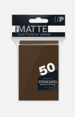 Ultra Pro - Standard Sleeves - ProMatte 50ct - Brown