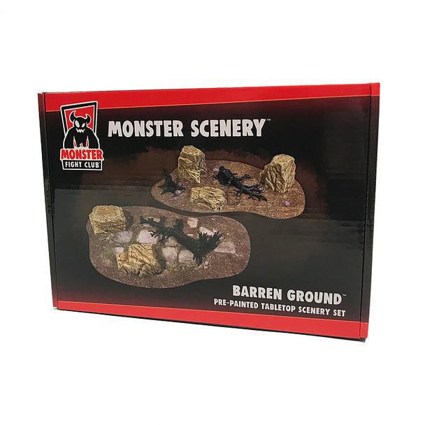 Monster Scenery - Barren Ground Pre-painted Scenery Set