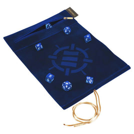 Enhance - Roll on a Scroll: Blue RPG Dice & Rolling Mat