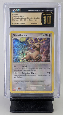 Graded Pokemon - Stantler Holo #016 CGC 10 PRISTINE