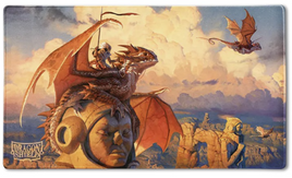 Dragon Shield - The Adameer Stitched Edge Playmat with Tube