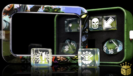 Baron of Dice - Bloody Football: Spawning Pool Ancient Frog Dice Set