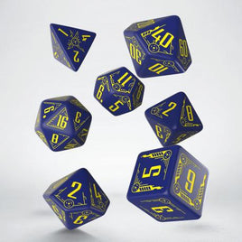 Q Workshop - Galactic: Navy & Yellow RPG Dice Set