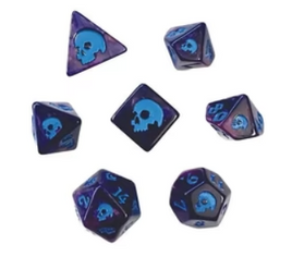 Black Oak - Dice - Dreadgloom 7-Dice RPG Set