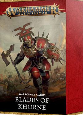 Warhammer Age of Sigmar - Blades of Khorne - Warscroll Cards