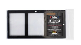 BCW - 3-Card Magnetic Holder Black Border