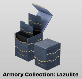 Gatherers Tavern - Domaru Armory Vertex Lazulite Deck Box 100+