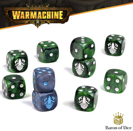 Baron of Dice - Warmachine: Southern Kriels Kithguard Official Dice Set