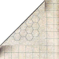 Chessex - Battlemat - 1" Square & Hex Reversible - Small 23-1/2" x 26"