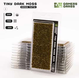 Gamers Grass - Tiny Dark Moss Grass Tufts Set