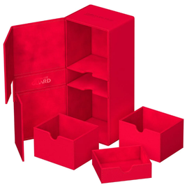 Ultimate Guard - Deck Box - Twin Flip n Tray 266+ Xenoskin - Red
