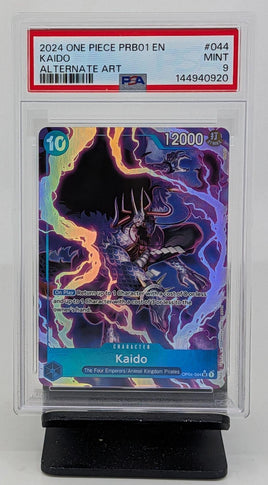 Graded One Piece - Kaido ALT ART #044 PSA 9 MINT