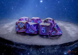 Chessex - Dice - 22547 - Nebula Nocturnal & Blue Mega-hedral 7pc Set