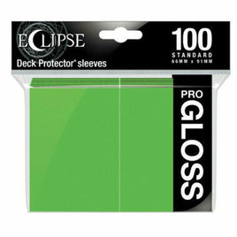 Ultra Pro - Standard Sleeves - Eclipse ProGloss 100ct - Lime Green