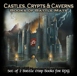 Loke Book of Battle Mats - Castles, Crypts & Caverns