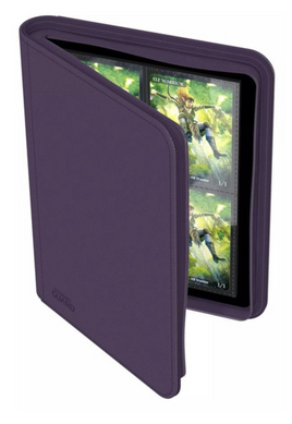 Ultimate Guard - 4-Pocket ZipFolio XenoSkin - Purple 160 Capacity