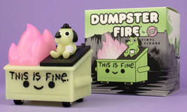 Dumpster Fire Glow In The Dark Limited Edition Figure