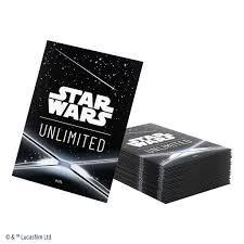 Gamegenic - Star Wars Unlimited Card Back Black Sleeves 60+1 Count