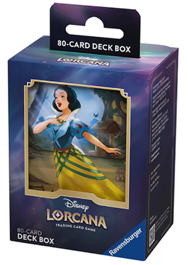 Ravensburger - Deck Box - Lorcana Snow White 80-Card Box