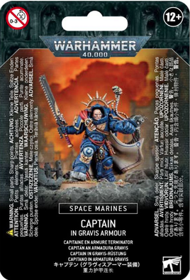 Warhammer 40k - Space Marines - Captain in Gravis Armor