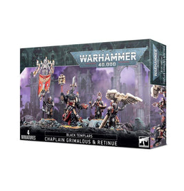 Warhammer 40k - Black Templars - Chaplain Grimaldus and Retinue