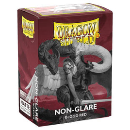 Dragon Shield - Standard Sleeves - Non-Glare Matte Blood Red 100ct