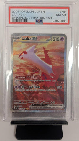 Graded Card - Pokemon - Latias ex #239 SIR PSA 8 NM-MT